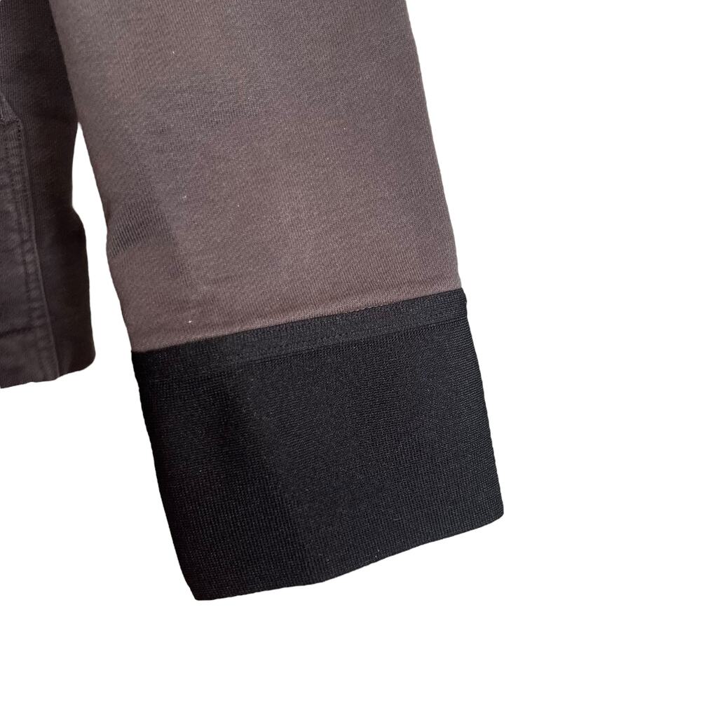 Adidas Y-3 Yohji Yamamoto Full Zip Up Sweatshirt Dark Gray 3 Stripes Cotton XS - Picture 8 of 13